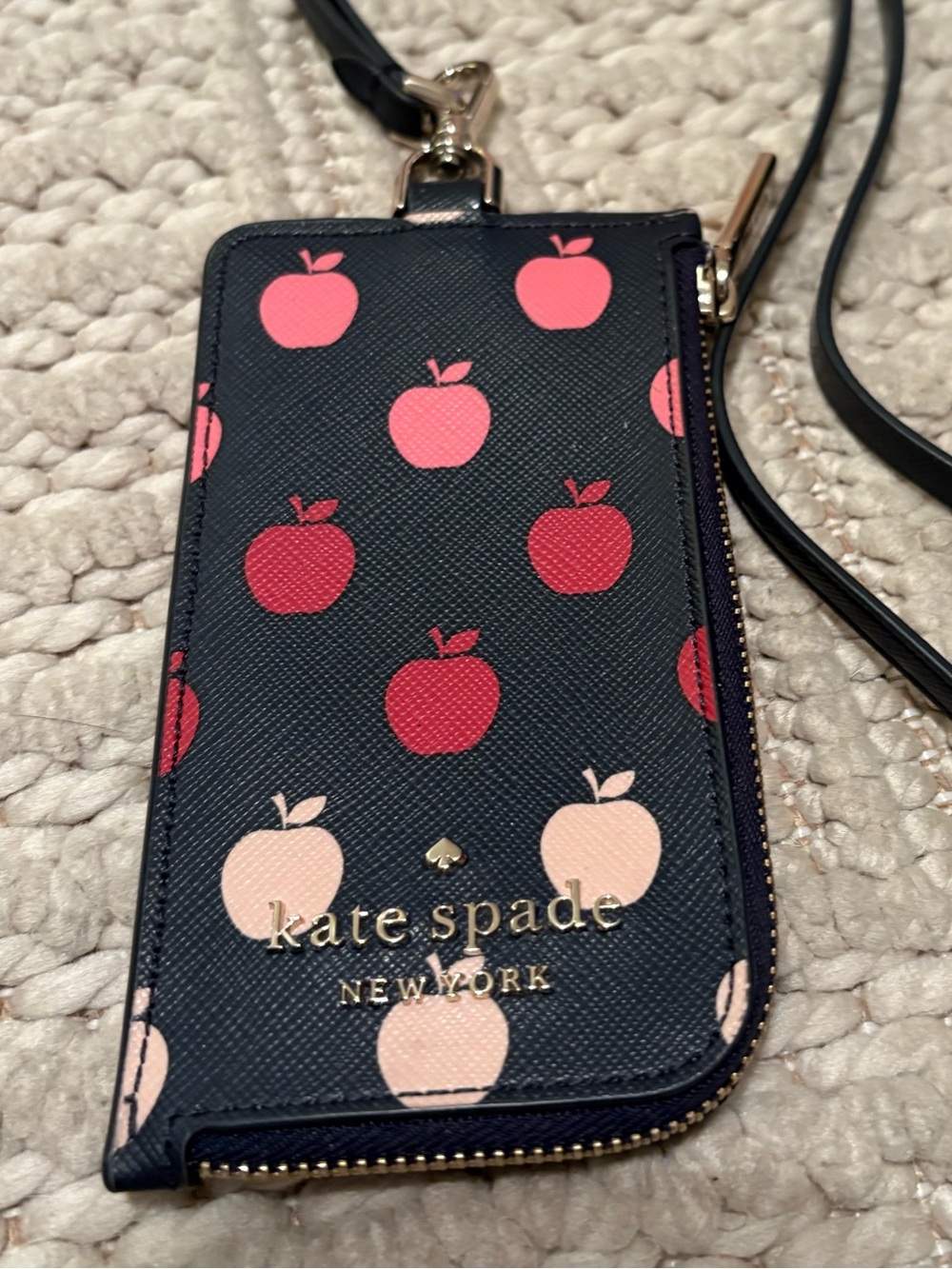 Kate Spade Staci Apple Orchard Degrade Lanyard (Multi-color)